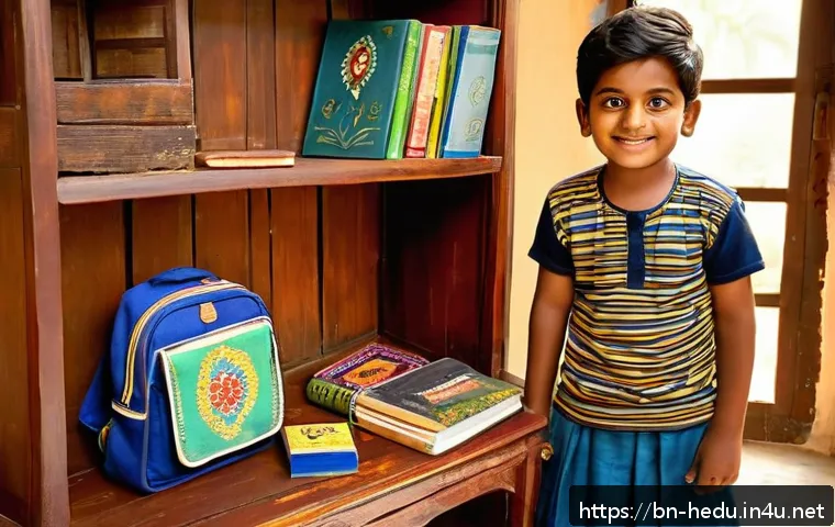 아이의 책임감 강화 프로젝트 - A warm, cozy Bengali family home scene showing a young Bengali boy wearing casual clothes and neatly...